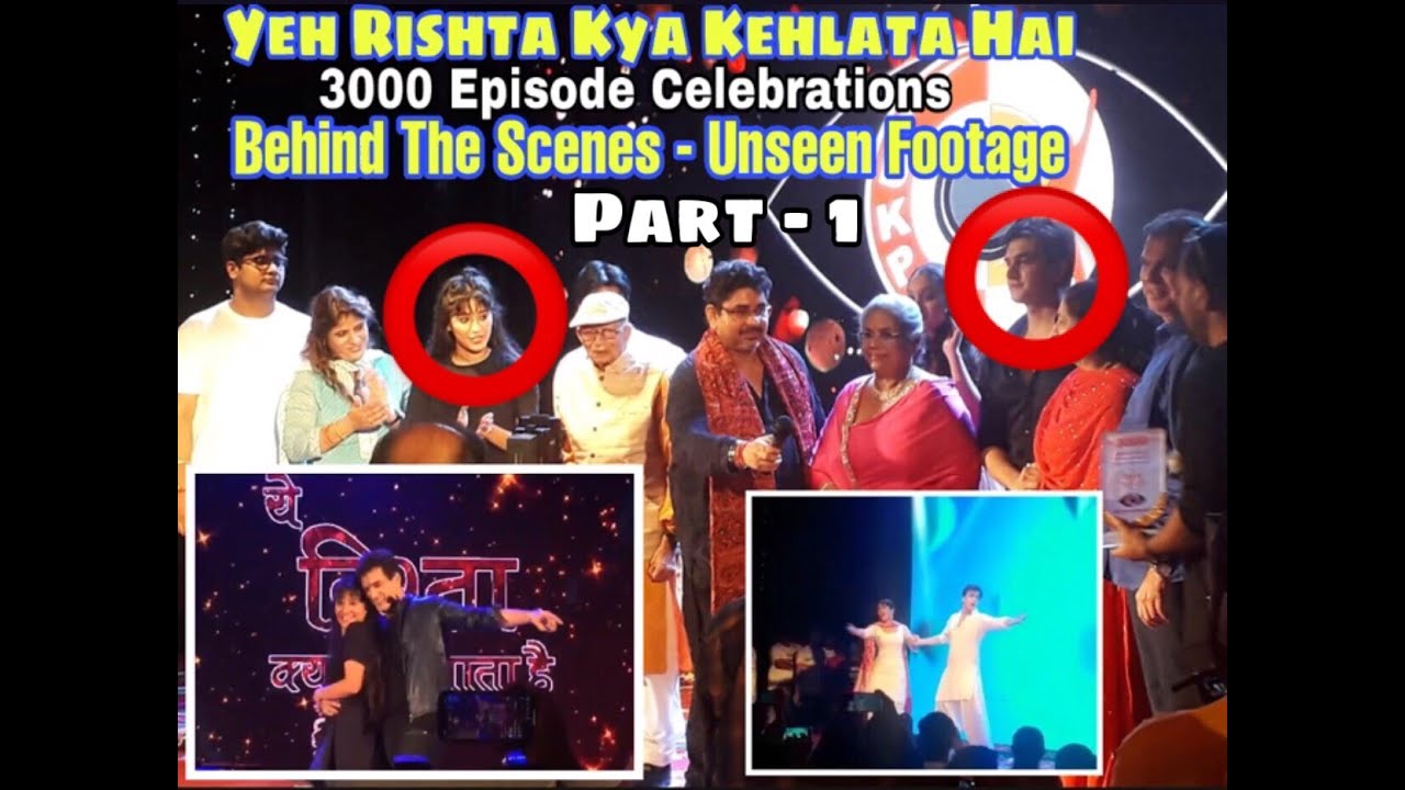 Yeh Rishta Kya Kehlata Hai 3000 Episode Celebrations|Unssen Footage Part1|Mohsin Khan Shivangi Joshi