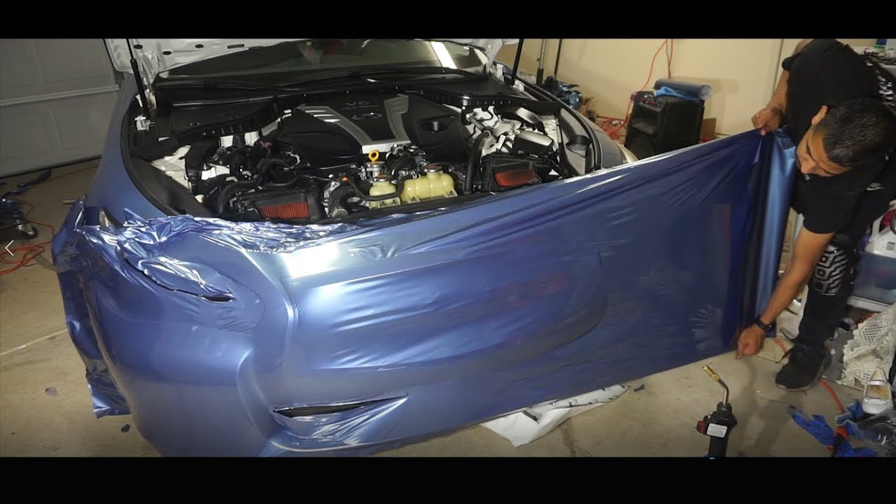 How to vinyl wrap Infiniti Q50