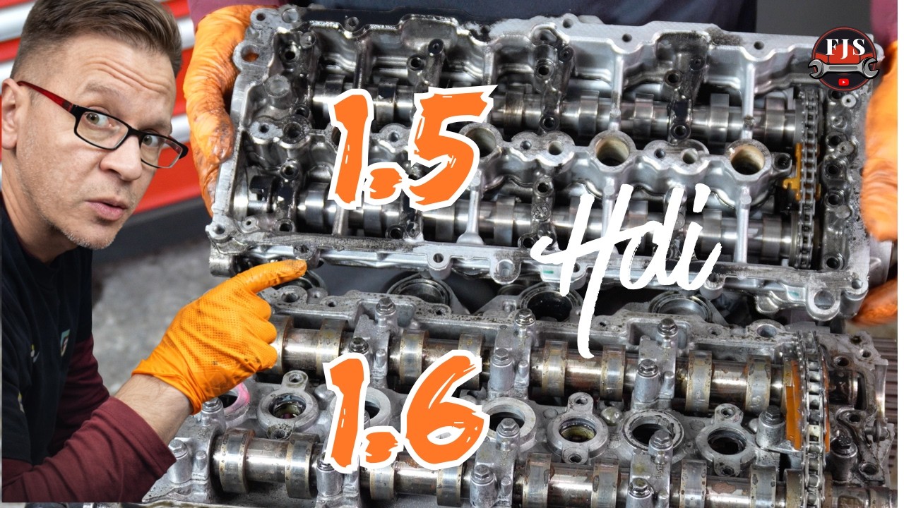 РЕАЛЬНАЯ разборка двигателя 1.6 HDi – Часть 2 | Форсунки, турбина, распредвалы, коллекторы и EGR