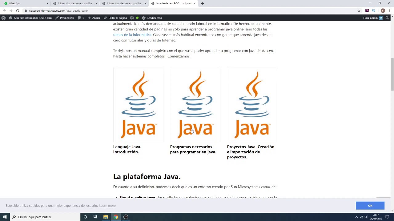 ❤️ Java desde cero - Programas necesarios para programar en java 👈🏼 #clasesdeinformaticaweb.com