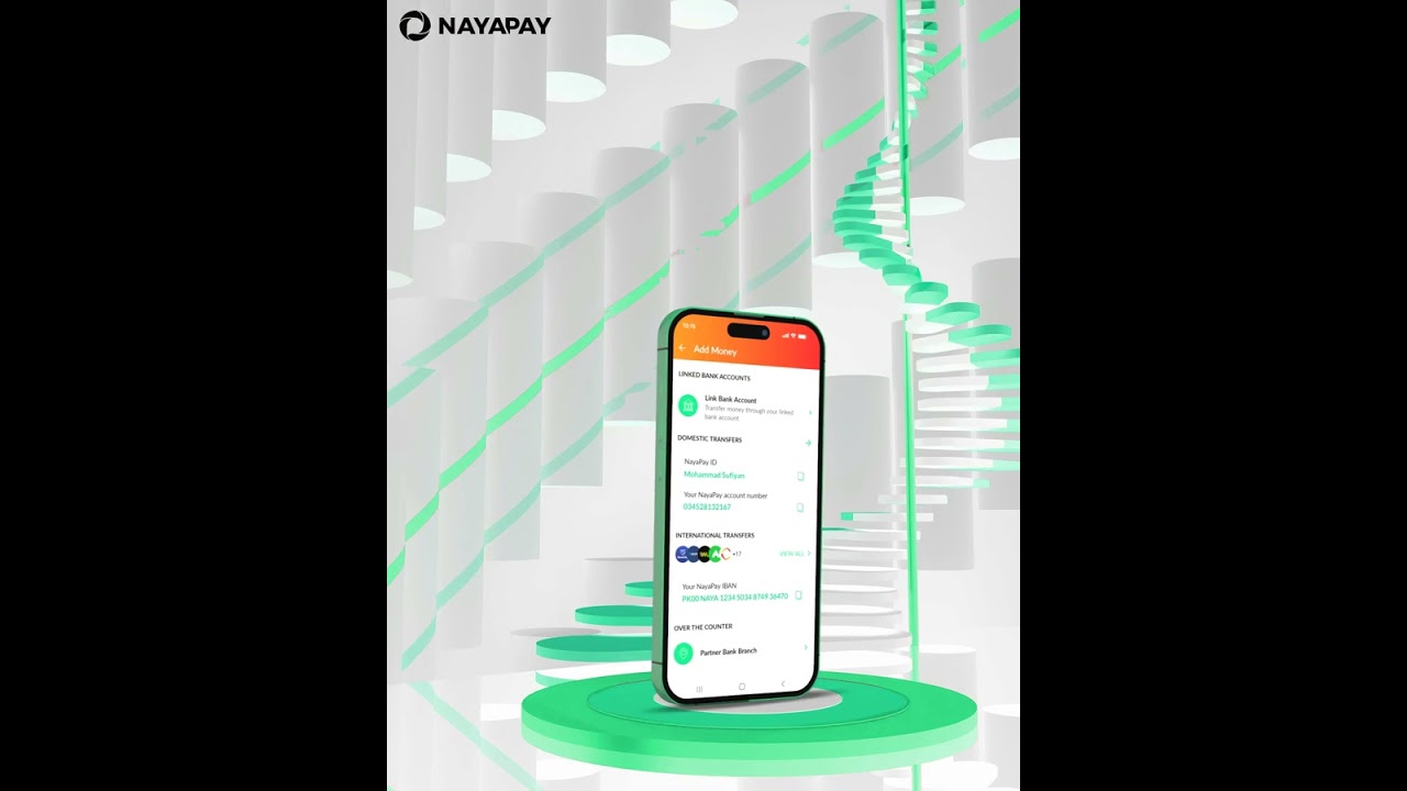 Receive money from abroad in your NayaPay account