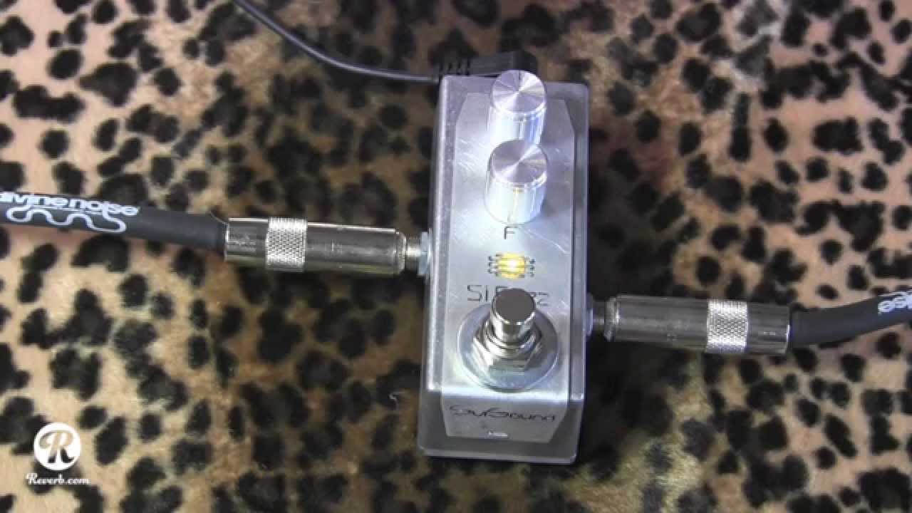 Svi Sound Si FUZZ silicon mini fuzz pedal demo with SG & Dr Z Antidote