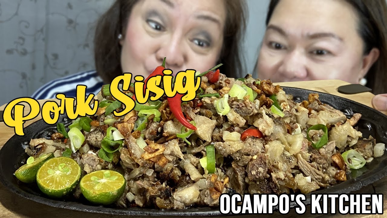 Kapampangan Pork Sisig - Ocampo's Kitchen Original!