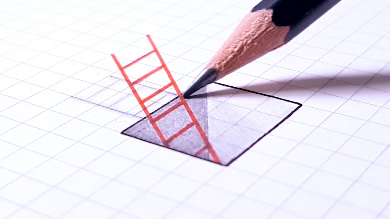 Easy 3D Illusion Drawings - Trick Art to Test Your Brain!