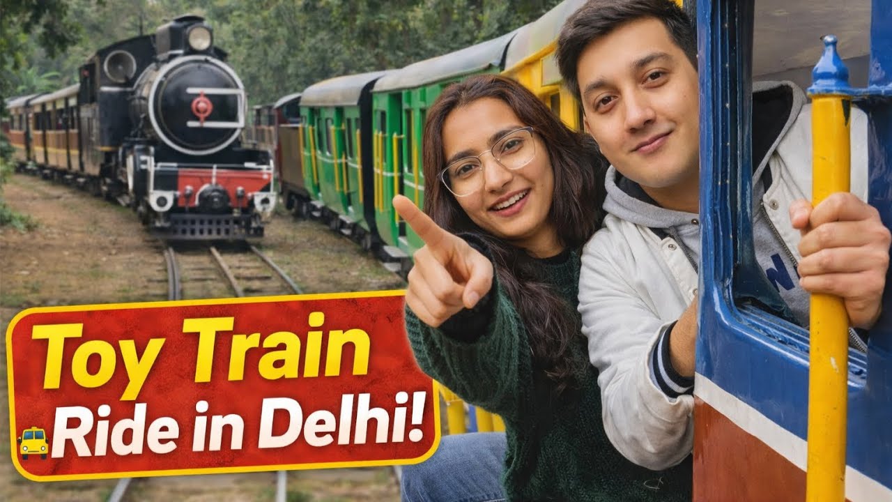 National Rail Museum Delhi 🚆| Vlog | Joy Train, Kulhad Chai & Cute Date Vibes
