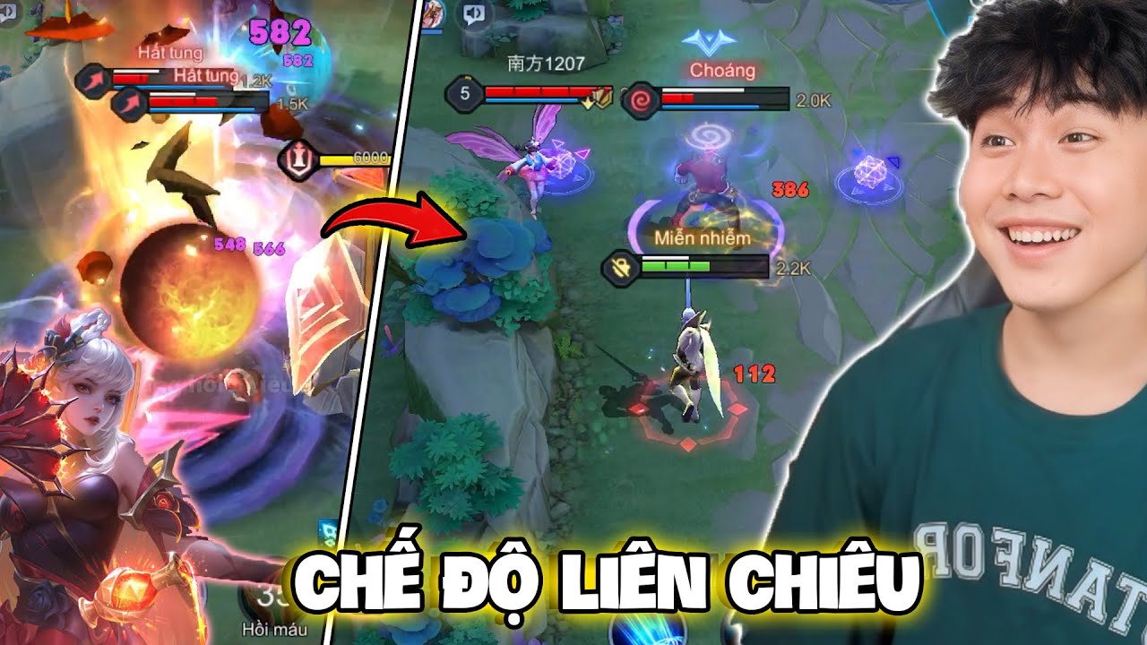 VUX MỘT NGÀY GIẢI TRÍ CHẾ ĐỘ LIÊN CHIÊU KĨ NĂNG CƯỜI RA NƯỚC MẮT LIÊN QUÂN MOBILE