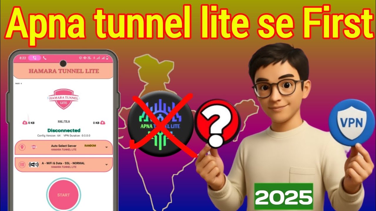 Apna❌ Hamara Tunnel lite ✔️ | VPN | internet 🛜 | Shamim Tach 5.0