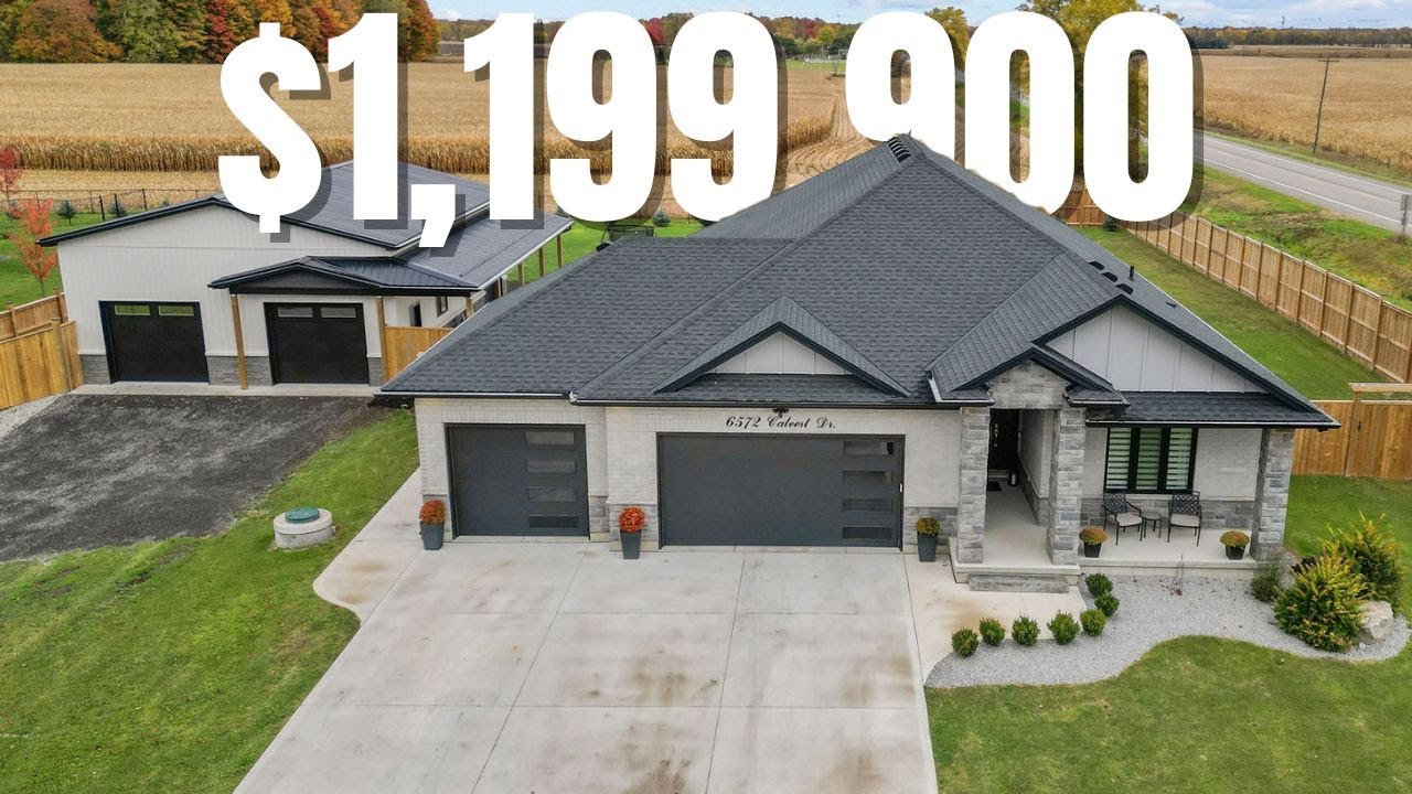 Modern Country Living with 30×40 Heated Shop & Private Yard | 6572 Calvert Drive, Adelaide Metcalfe