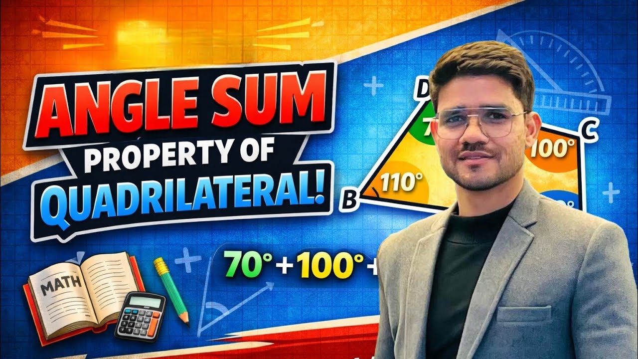 Angle Sum Property of a Quadrilateral | by Gurvind Singh | Bodhi Education Center 