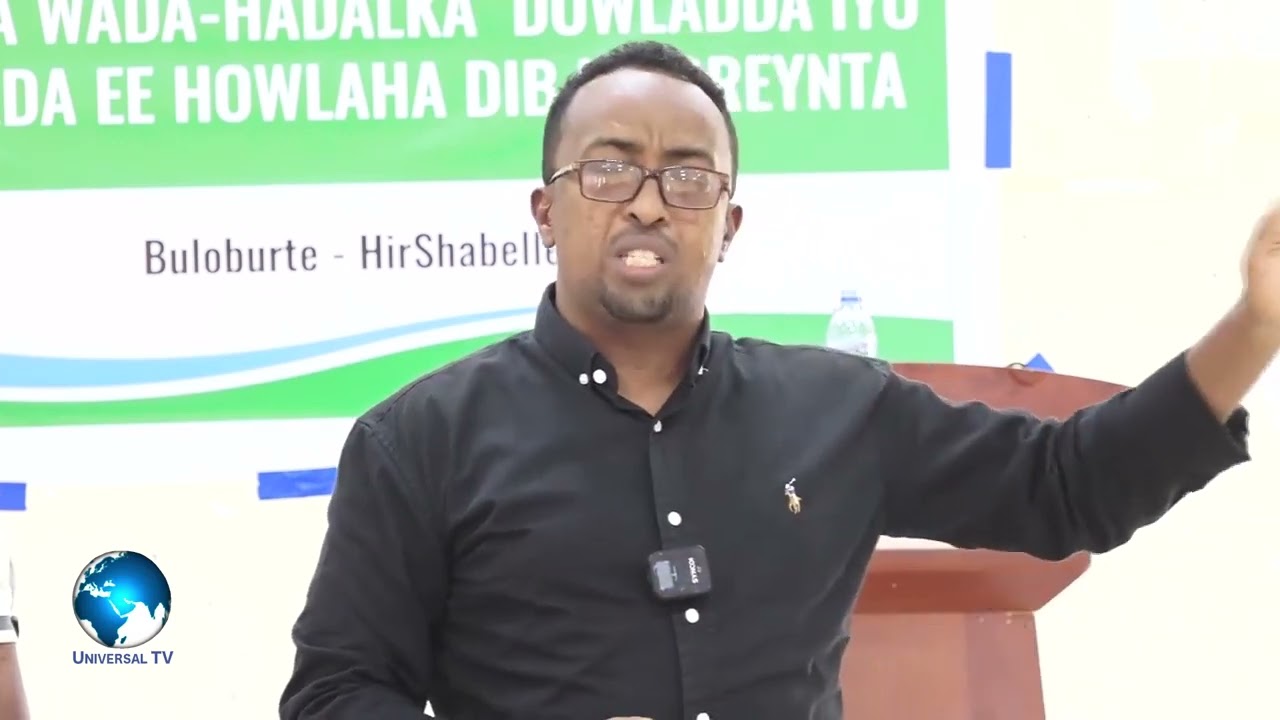 Xildhibaan Maxamed Buraale &rdquo; Beledweyne waxay u baahantahay Nabadsugid iyo Booliis adag