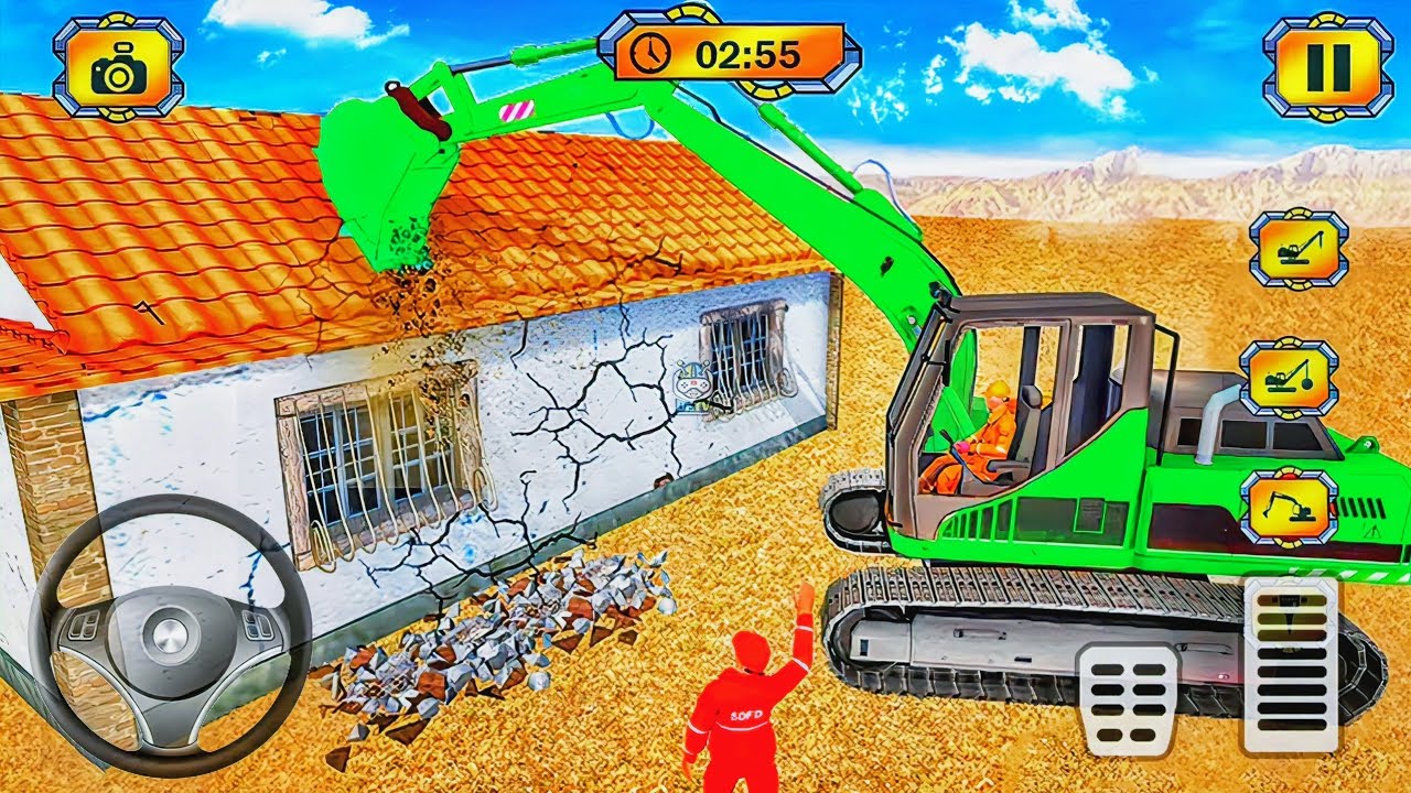 New City Road Construction Simulator game - Construction Game - Android Gameplay