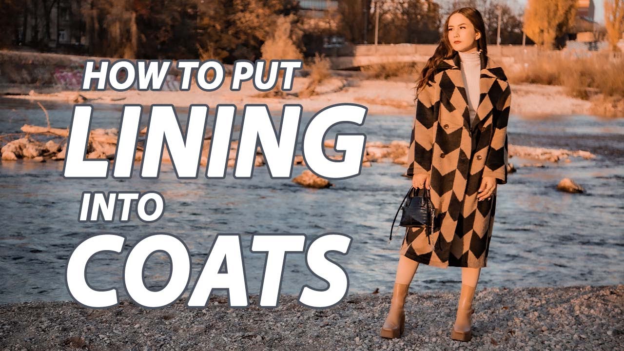HOW TO PUT LINING INTO COATS (COAT ANA PART 2) - THISISKACHI DIY