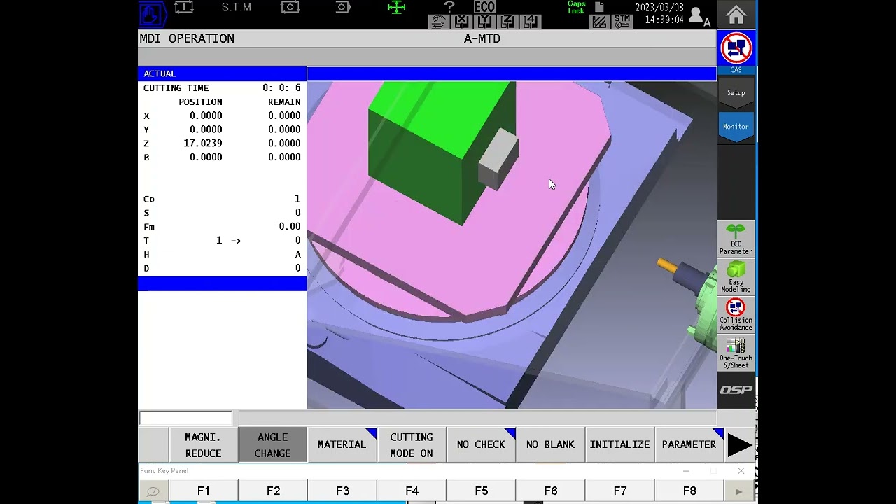 Okuma Fixture tracking test