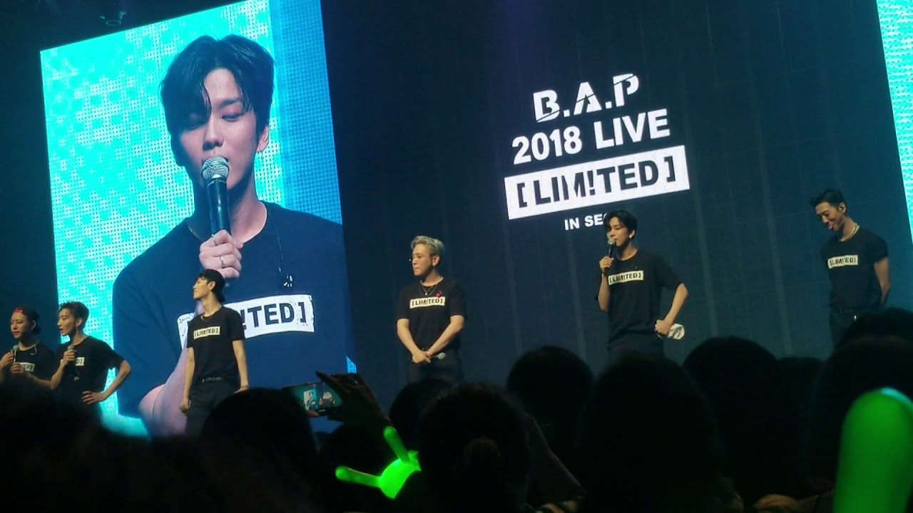180722 B.A.P LIMTED in SEOUL 멘트