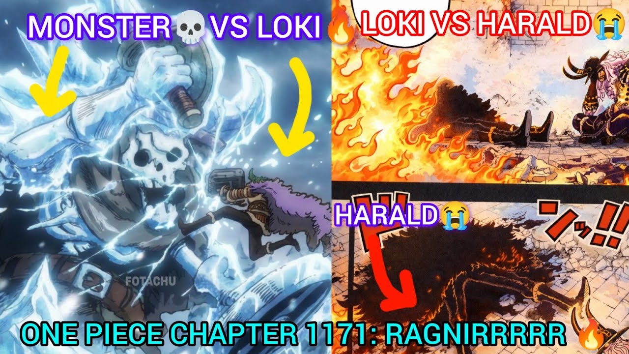 THE WORLD TREMBLES🤯🙀LOKI VS MONSTER DRAUGR💀🔥 LOKI VS HARALD😭ONE PIECE CHAPTER 1171:RAGNIR🥶