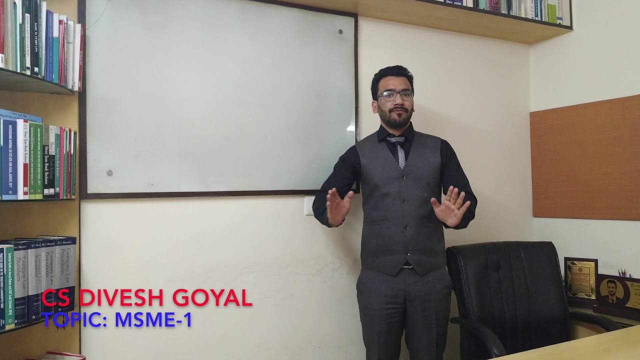 MSME 1 - Companies Act 2013