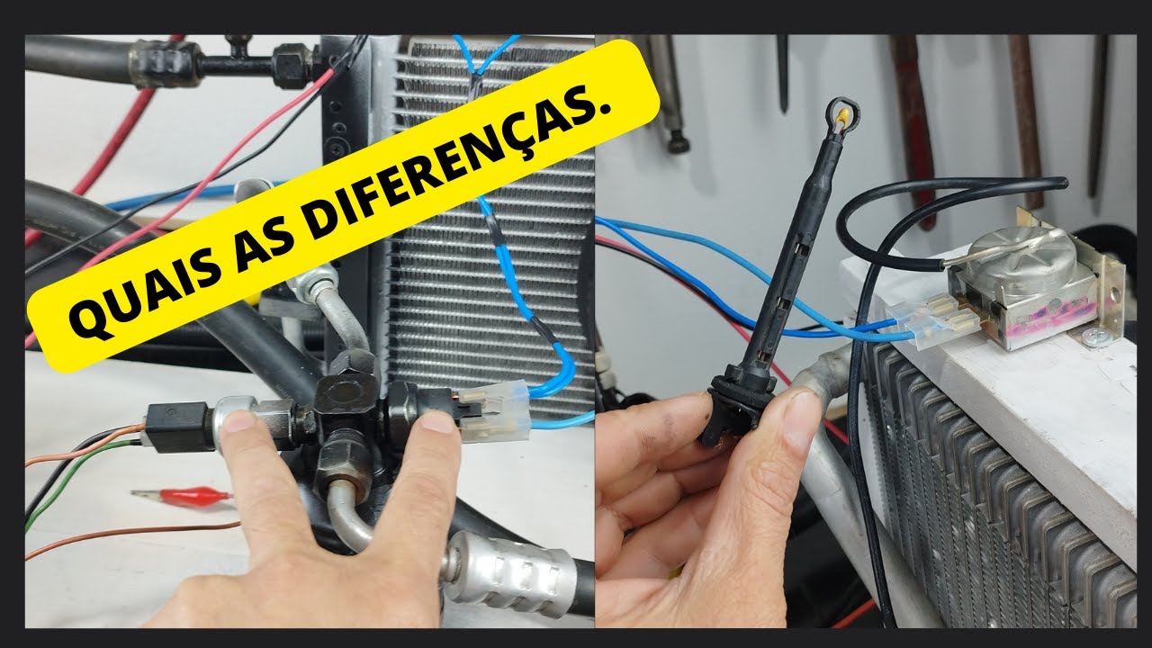 Ar condicionado automotivo / diferenças pressostato do transdutor
