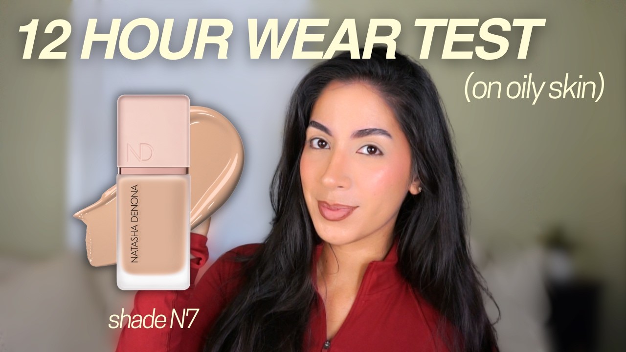 NATASHA DENONA HY-GLAM FOUNDATION: 12 HOUR WEAR TEST (OILY SKIN)
