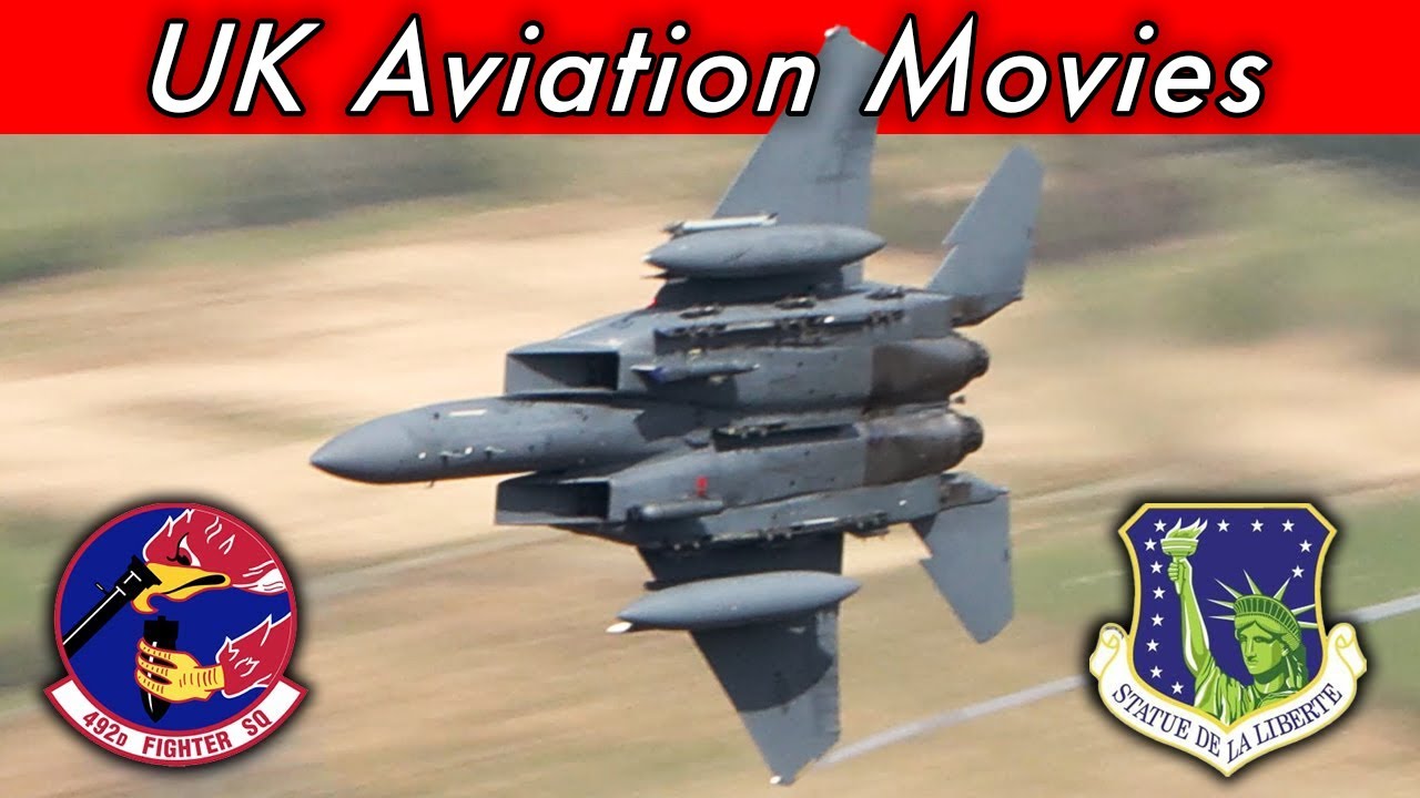 Incredible low level flying - 492d FS 'Bolars' F-15E Strike Eagles in the Mach Loop, Wales [4K]