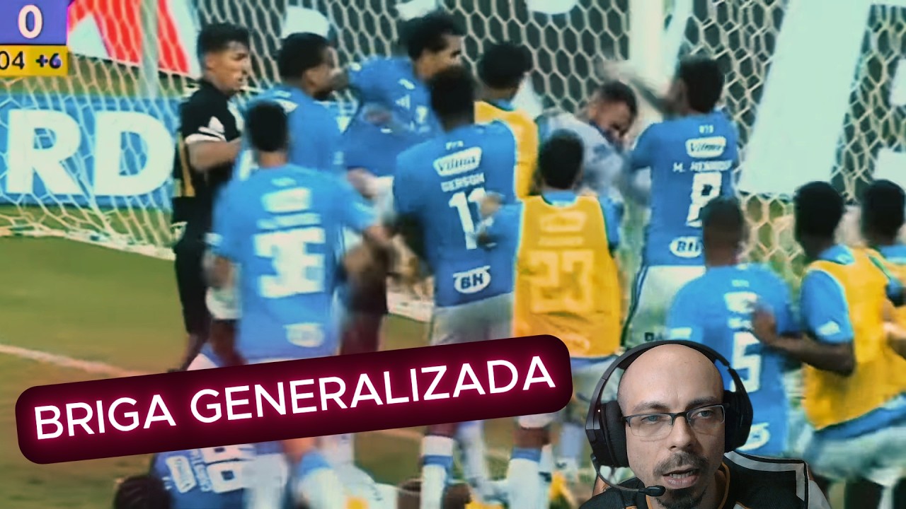 🚨INCRÍVEL BRIGA GENERALIZADA CRUZEIROXATLETICO FINAL MINEIRO 2026