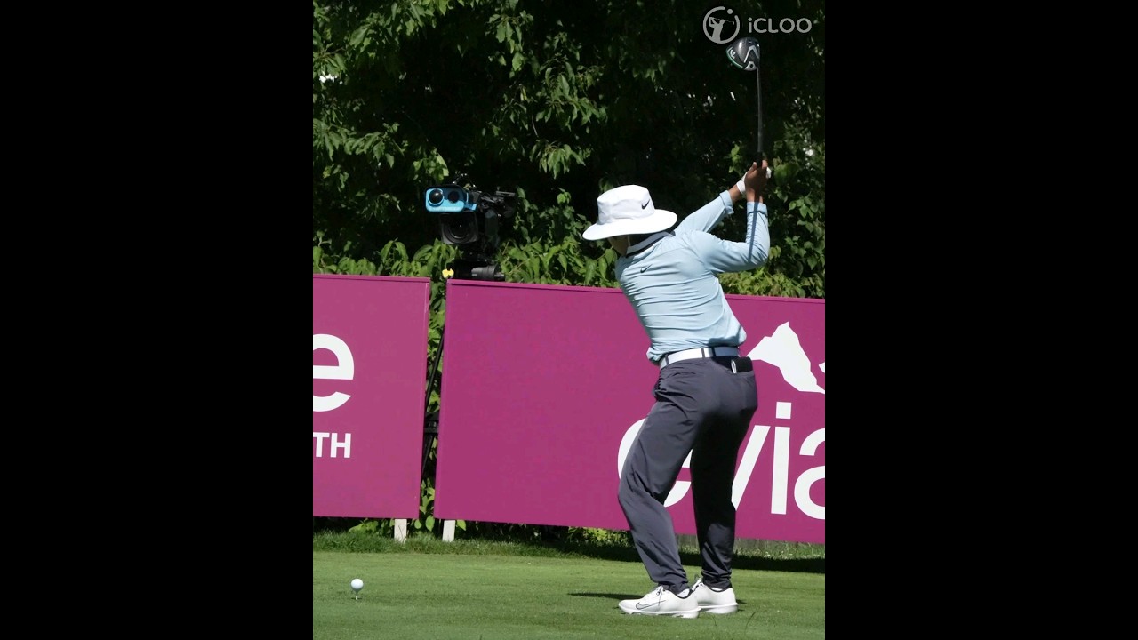 Her club head speed is pretty fast. She is Somi Lee.