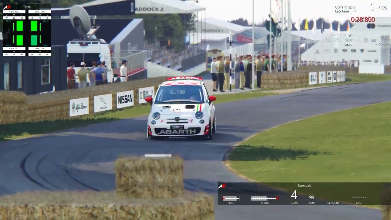 This Fiat Abarth 500 Assetto Corse Is LOUD at Goodwood! 🔊🔥
