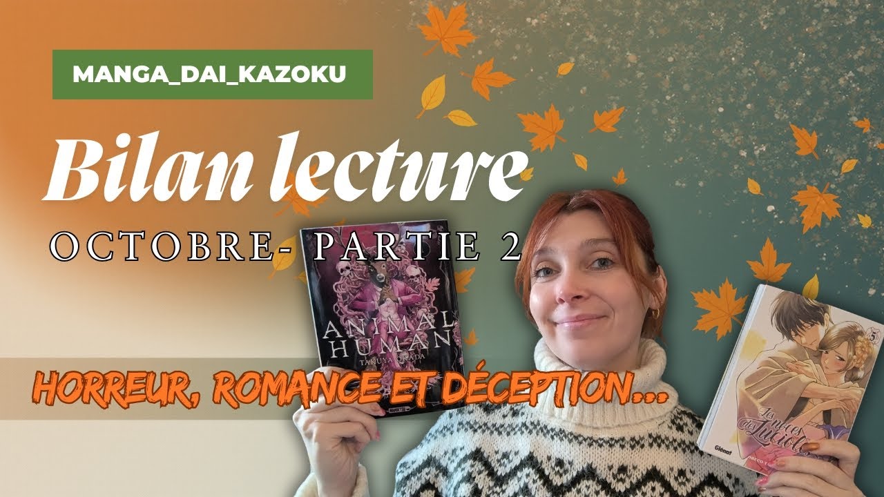 Bilan lecture d’octobre : partie 2 Mangas et webtoon 