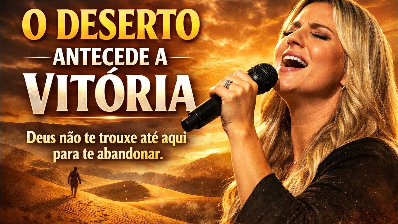 O DESERTO ANTECEDE A VITÓRIA. DEUS NÃO TE TROUXE ATE AQUI PARA TE ABANDONAR. 