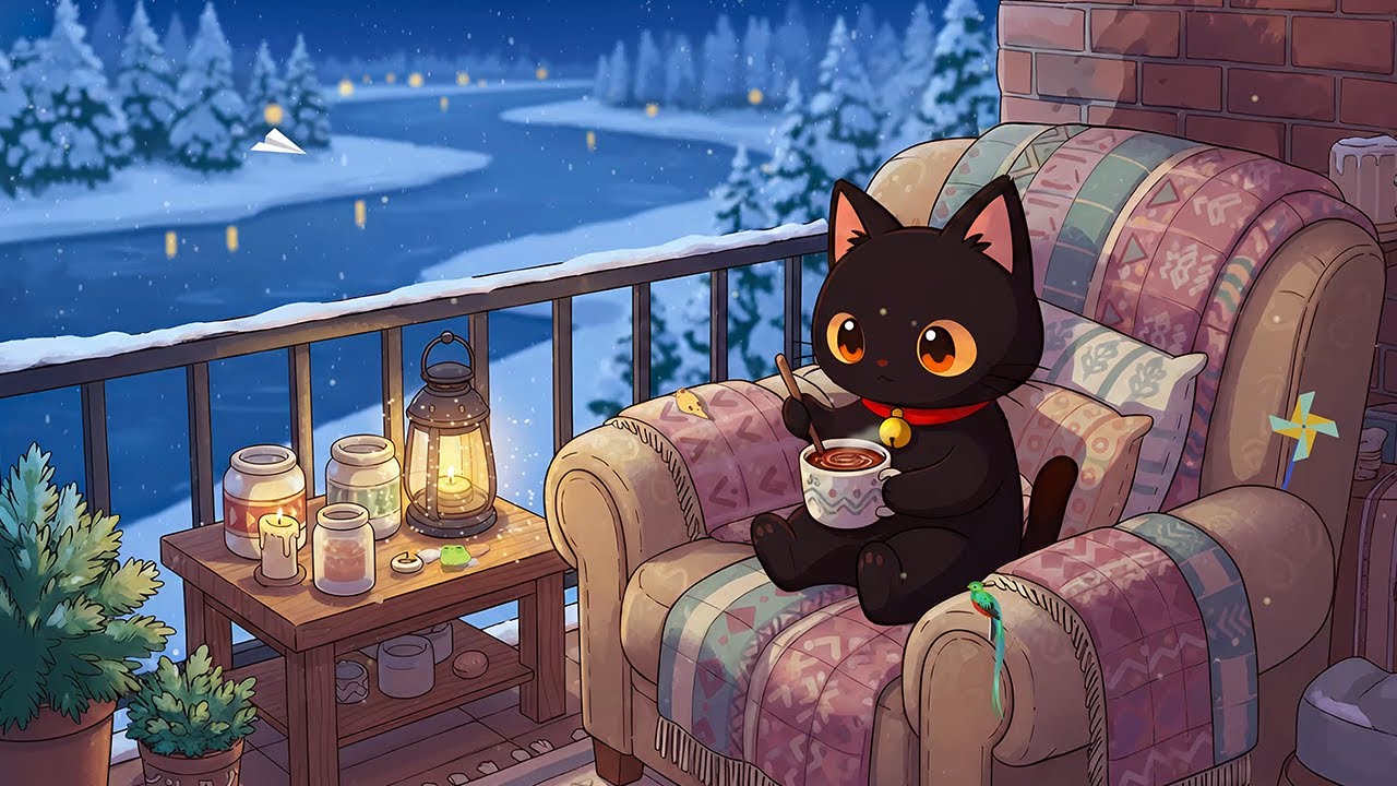 Relaxing Cat Nap 🐱🧣 Gentle Tracks for Working & Focus | Lofi Hiphop 2026
