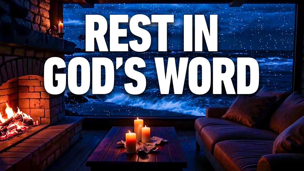 10 Hours of Bible Verses for Deep Sleep with Rain | Rest in God&rsquo;s Word