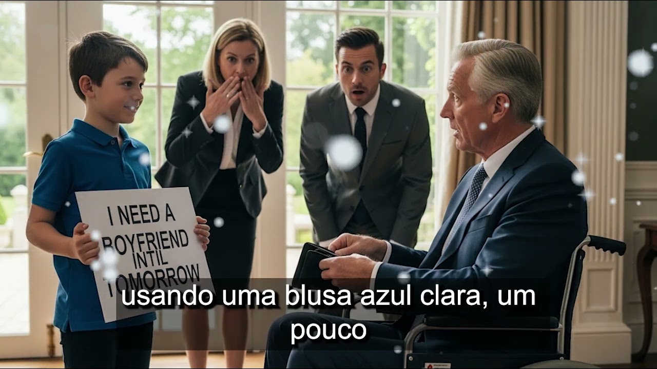PRECISO DE UM NAMORADO ATÉ AMANHÃ    MILIONÁRIO CADEIRANTE ESCUTA E FAZ ALGO QUE CHOCOU A EMPRE