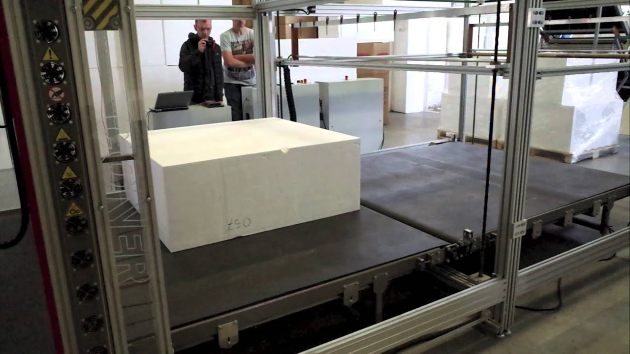 Linia do cięcia styropianu, EPS hot wire cutter