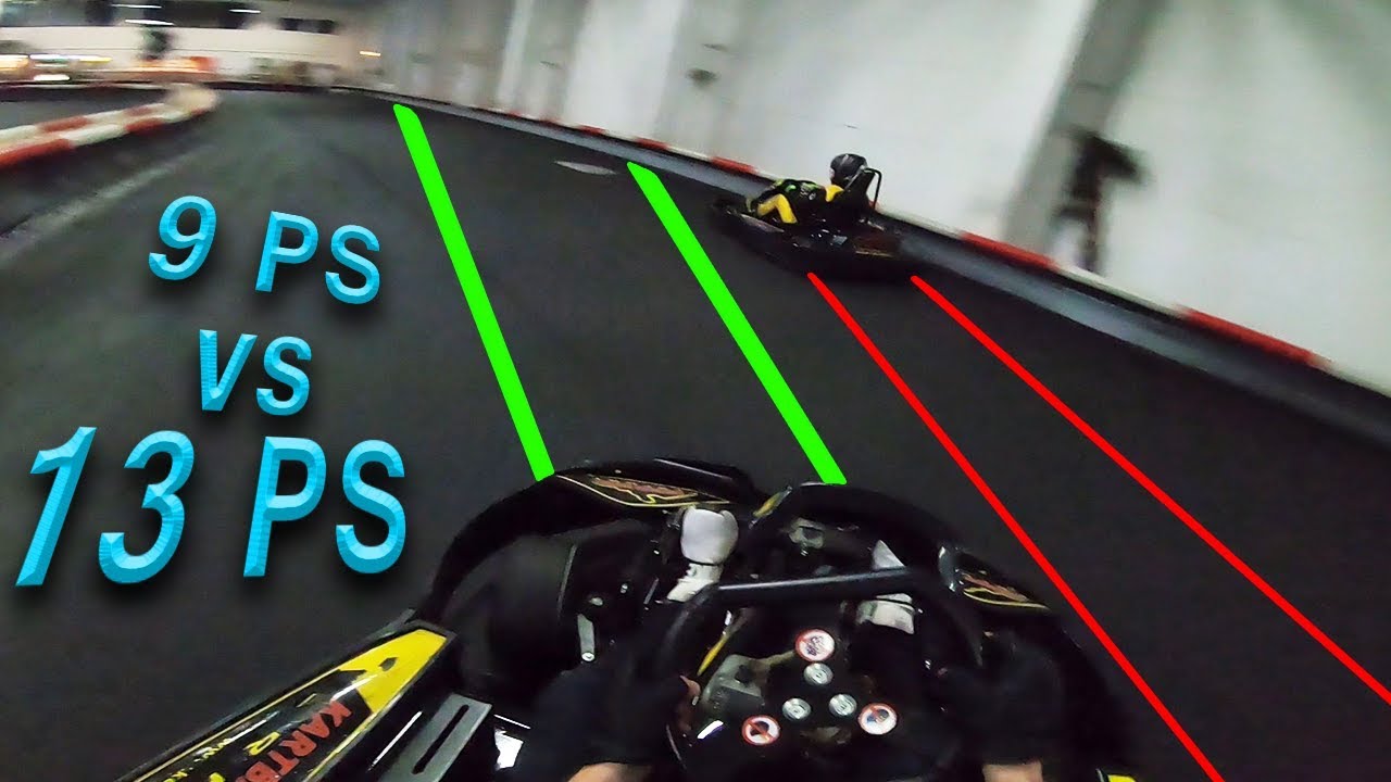 9 PS vs 13 PS | GoKart fahren in Erfurt | Kart Center Training, Zeiten verbessern & Linie fahren