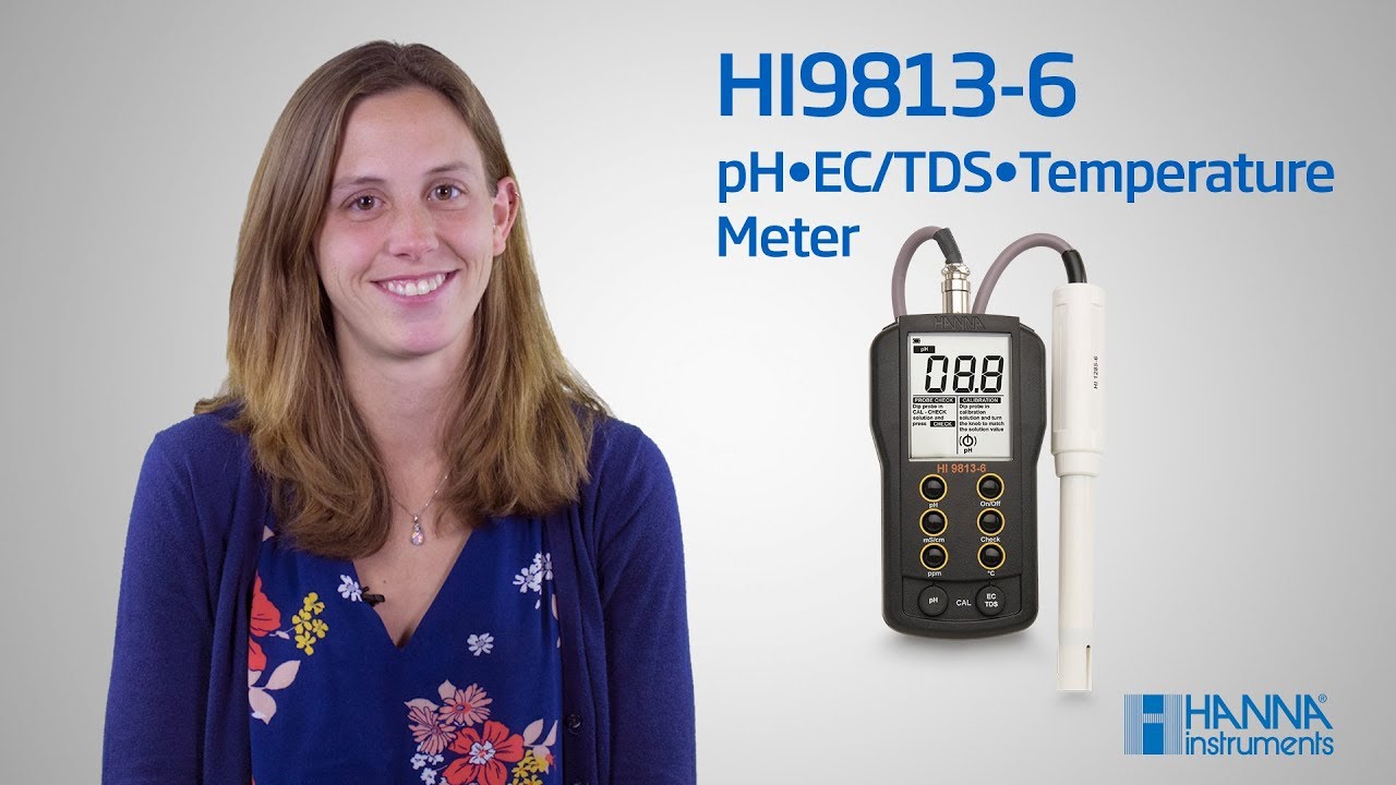 Как откалибровать портативный pH-метр, EC/TDS-метр HI9813-6