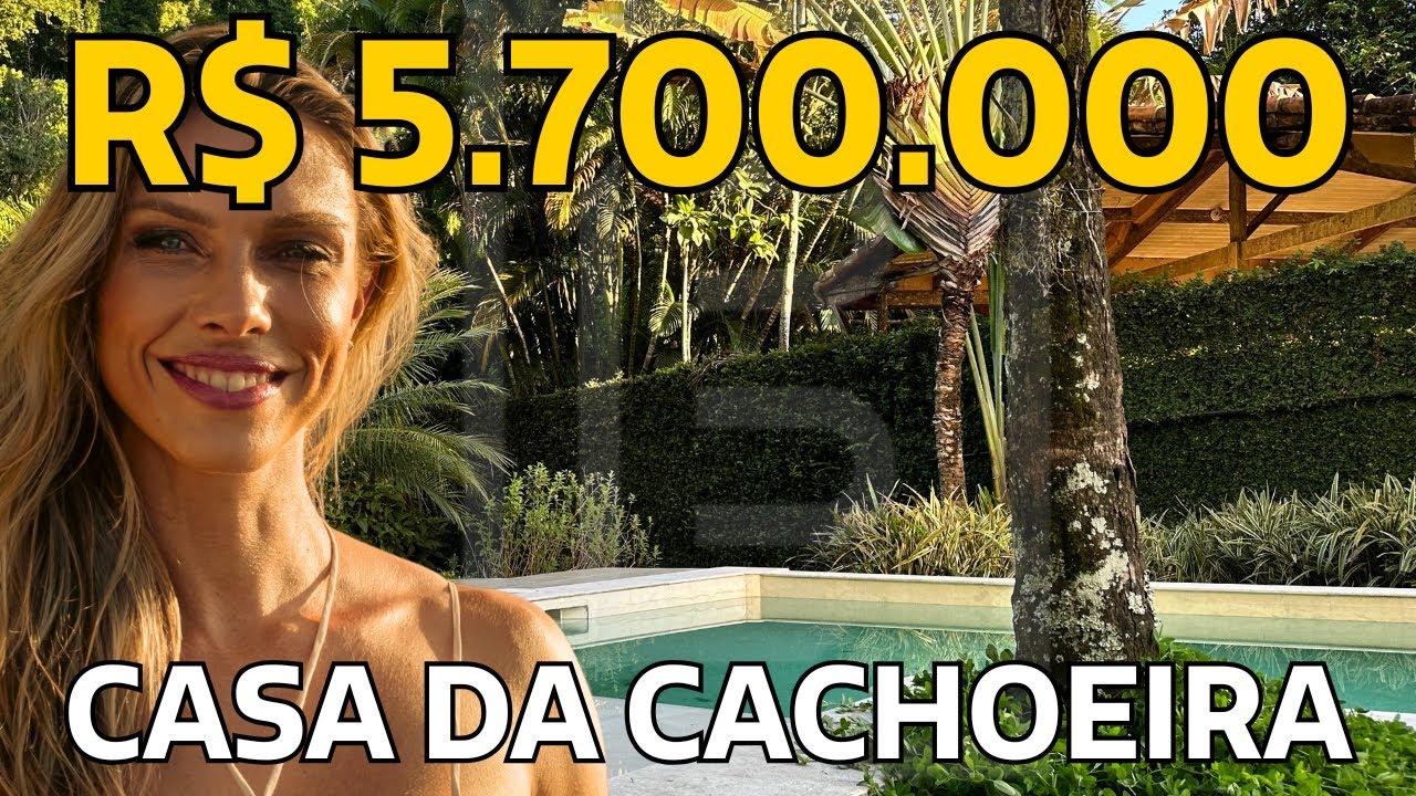 Casa da Cachoeira à Venda e Temporada 06 Quartos Itanhangá Rio de Janeiro 