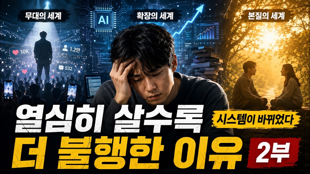 열심히 살수록 더 불행해지는 이유: 시스템이 바뀌었다. 2부