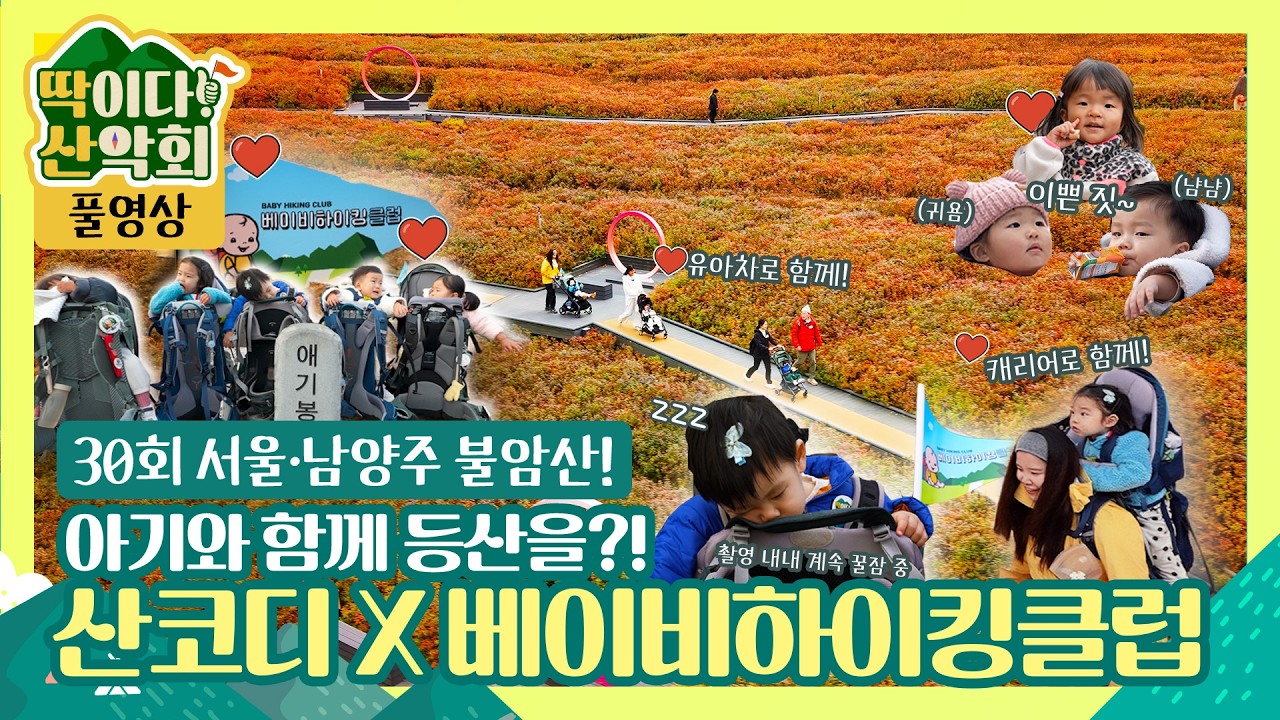 [풀영상] 딱이다! 산악회 30회 서울 남양주 불암산, 육아 중에도 산은 갈 수 있다!👶 아기와 함께 오른 불암산 애기봉