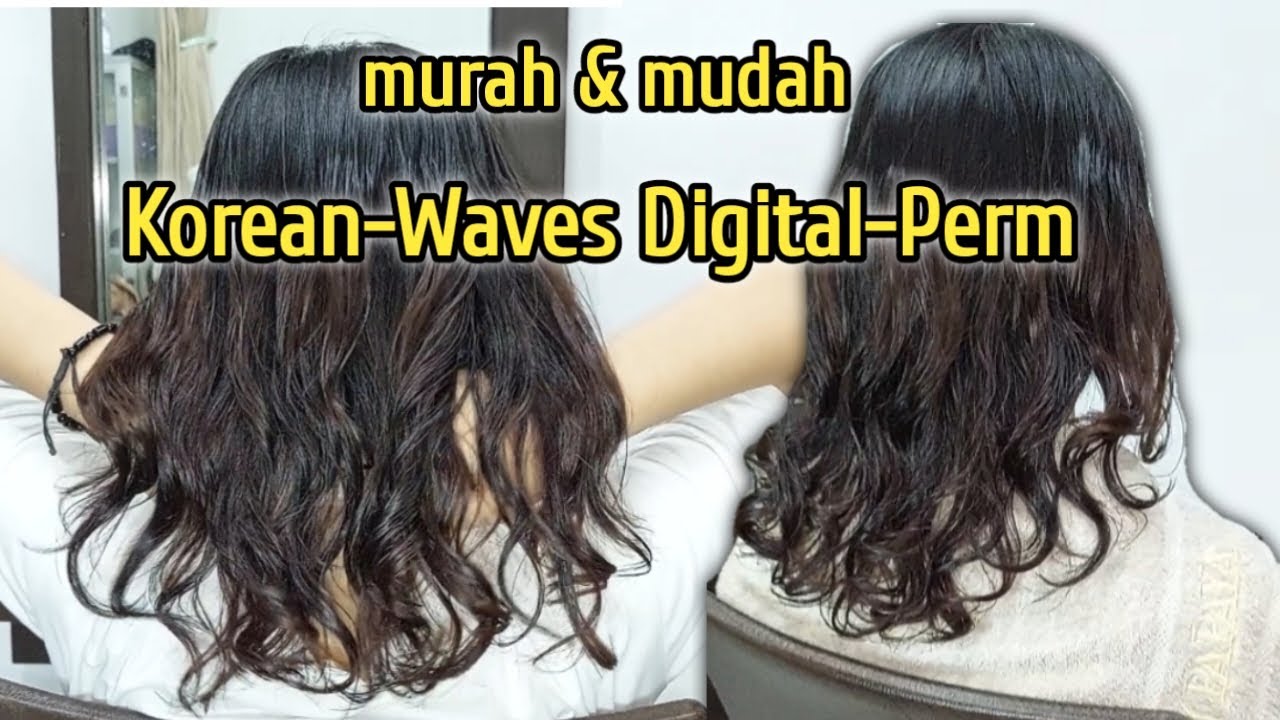 Tutorial keriting korean wave mudah dan murah