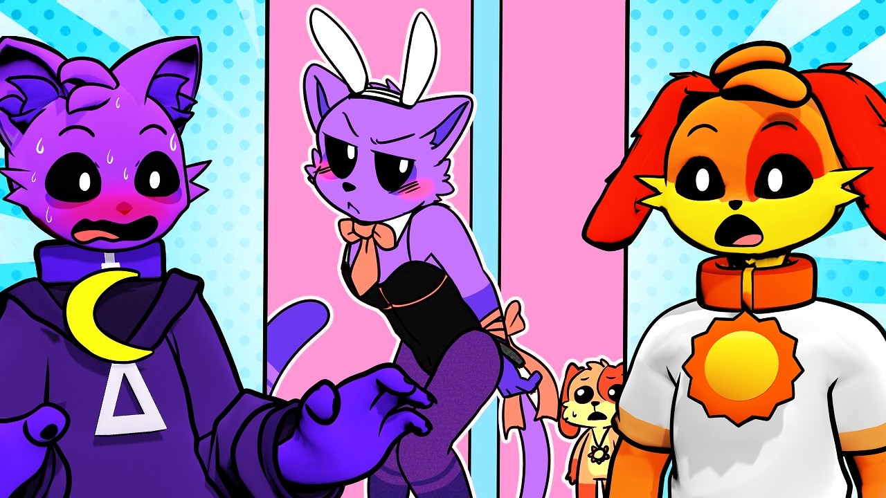 Catnap passou VERGONHA nesse REACT de IMAGENS dos Smiling Critters