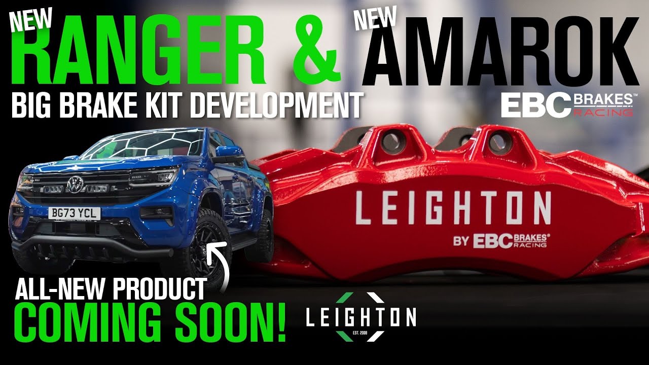 New Ford Ranger/VW Amarok BIG BRAKE KIT Testing! | Leighton Vans