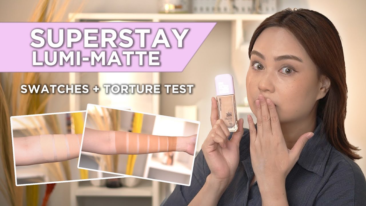 Foundation GIMMICK atau VALID?! HONEST REVIEW Maybelline Superstay Lumi Matte + VS Fit Me!
