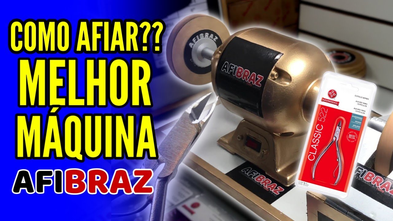 COMO AFIAR UM ALICATE 522 COM A MÁQUINA AFIBRAZ!