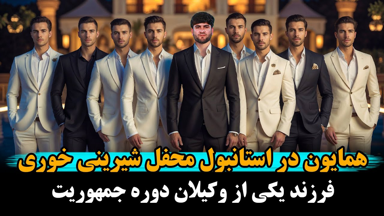محفل شیرینی خوری با حضور مقام های دوره جمهوریت در استانبول 