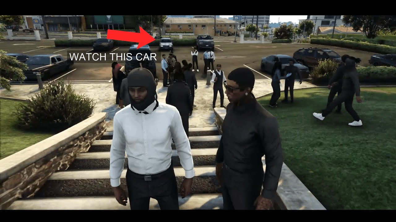 OPPS "SHOOTS" UP A THF 46 MEMBER FUNERAL WHILE SITTING IN THE PARKING LOT | WINDY CITY RP | GTA RP