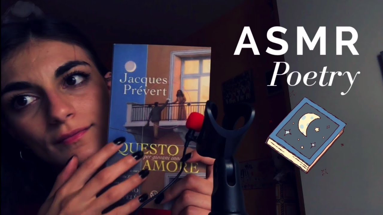 ASMR Poetry || Les Enfants Qui S’aiment Jacques Prévert || ASMR ITA || Misa ASMR