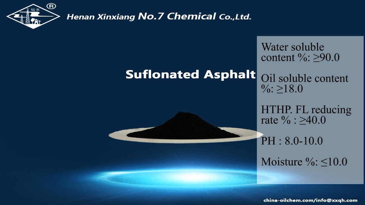 Sulfonated Asphalt introduction-Oilfield chemical drilling fluid additives