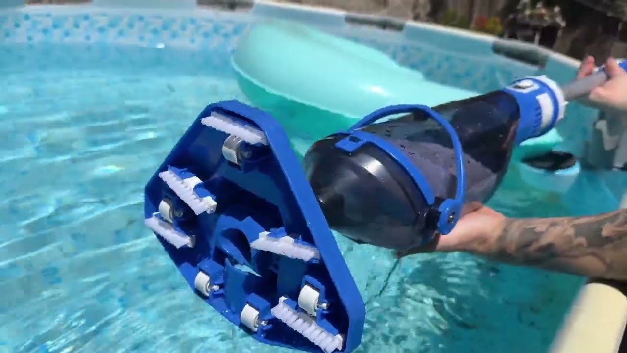 BIELMEIER Cordless Pool Vacuum, Handheld Rechargeable Swimming Pool Cleaner for Cleaning Spas, Hot