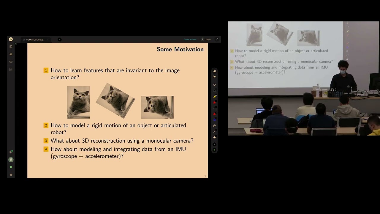 Lecture 06-Matrix Lie Groups for Robotics I