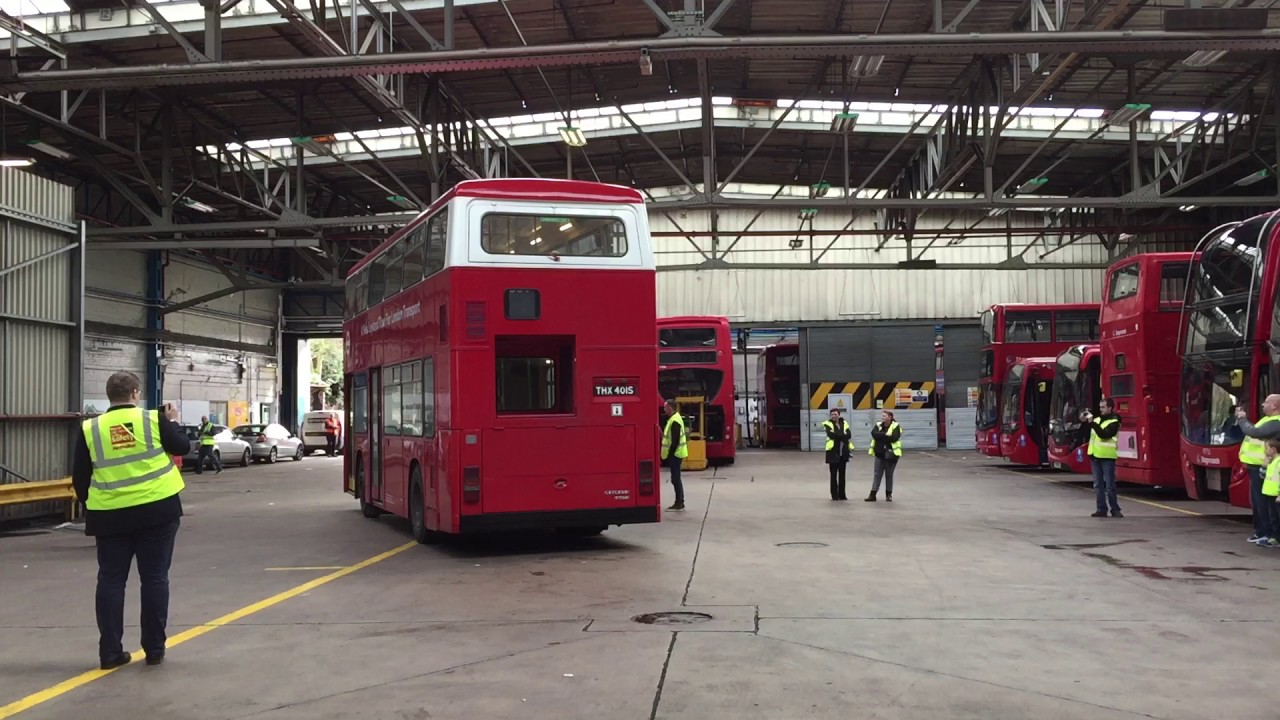 London Transport T1, THX 401S back in Romford North Street garage