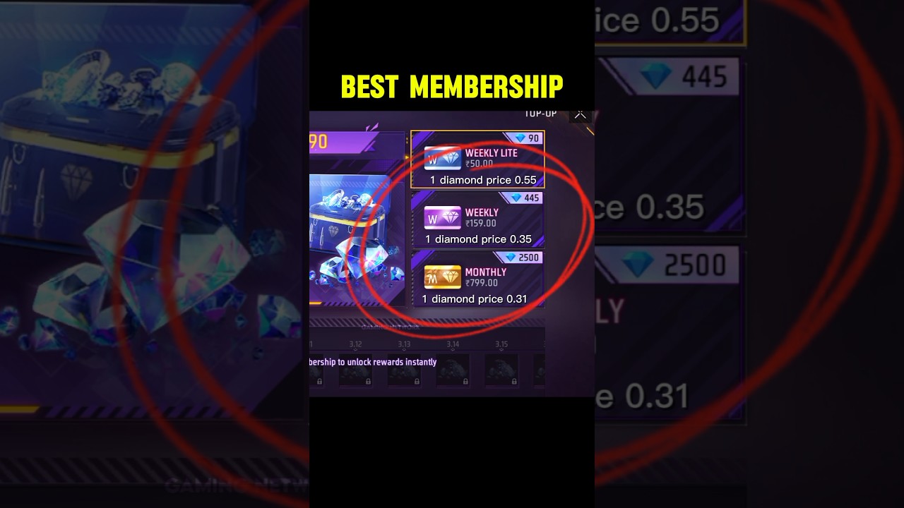 Best Membership in Free Fire 2025 | Weekly Membership vs Monthly Membership Free Fire
